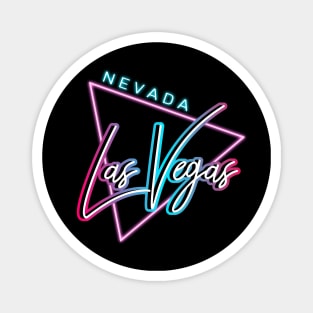 80's Retro Las Vegas Nevada Magnet